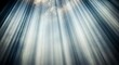 © Paul - Dramatic shafts of sunlight cutting through dense smoke and fog, creating a mystical, high-contrast, volumetric background texture effect, mystical, shining, fog