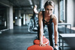 © BuyoutReese09/peopleimages.com - Dumbbells, fitness and woman in gym, training for health benefits and challenge. Equipment, weights and person in wellness center for exercise, endurance and power with routine, strong and workout