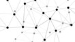 © Sanatçi - Vector Connected abstract digital network with nodes and lines, signifying the intricate interconnectedness of modern data and communication. Digital connectivity in high tech concept.