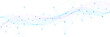 © Alfan Subekti - Abstract science and technology presentation template. Minimalis network connection with plexus and wave flow design. Vector