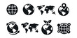 © yLemon - Global and Earth-themed monochromatic icons set