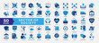 © Lulis - Sector of society icon set collection. Containing agriculture, education, healthcare, energy, technology, transportation, arts, justice and more icon. Simple Flat Vector Illustration.