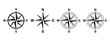 © Ayat 03 - Compass Icon Vector, Isolated Wind Rose Symbols, Set of Navigation and Direction Icons, Vector Illustration