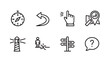 © VCT - Navigation Icons: Compass, Undo, Click, Search, Lighthouse, Person, Signpost, Question Mark