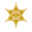 © frikota - Happy Carnival banner. Sheriff's star. Holiday celebration. Vector illustration, flat design