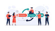 © Aluna - Teamwork and Workflow Process Illustration