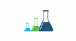 © zur - Beakers laboratory equipment science tools.