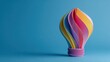 © jiratip - Creative concept of a colorful light bulb