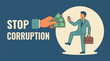© Fadel - Stop Corruption Businessman Refuses Bribe in Professional Setting
