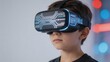 © wu - Child wearing virtual reality headset