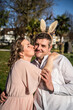© ADDICTIVE STOCK - Springtime couple celebrating easter outdoors