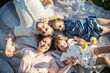 © ADDICTIVE STOCK - Family celebrating Easter together in springtime