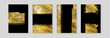 © sdmix - Vector Gold Design Templates set. Abstract luxury illustration.