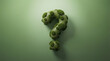 © tonstock - An eco question mark covered in soft green moss to ask and inspire environmental curiosity.