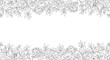 © Kirana - Black and White Leafy Border Frame.