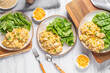 © Jeremy Pawlowski - Cheesy chicken and rice. Easy to make weeknight dinner idea