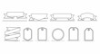 © Runa - Various types of tags and labels for crafting and labeling purposes Vector