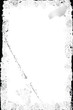 © miloje - Frame distorted grungy isolated layers . Design element for brochure, social media, posters, flyers. Overlay texture.Textured banner with Distress effect .Vector halftone dots . Screen print texture