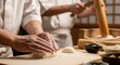 © agus - Chef Preparing Dumpling Dough.