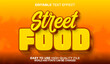 © Zeta - Street Food Tasty Delicious Snack Vector Fully Editable Smart Object Text Effect