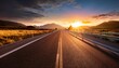 © Serena - Sunset Drive On Open Highway Road