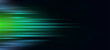 © rohim - Black modern wide abstract technology background with glowing high-speed and movement light effect. Vector illustration