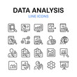 © Faysal - Visual representation of various data analysis icons and their applications in business and technology Vector, illustration