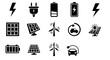 © Mahmudul - Renewable Energy & Electric Power Icons Set