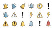 © Samsudin - Warning signs and alert symbols icons.