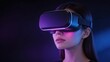 © Grace - Woman wearing virtual reality headset