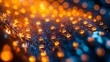 © nikomsolftwaer - High-tech closeup of semiconductor nano components in a futuristic laboratory setting illuminated with vibrant colors