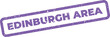 © Mahmud - Distressed rectangular rubber stamp impression clearly displaying the words Edinburgh Area for city specific content
