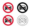 © Zayan - No Parking or Driving Signs