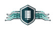 © Lebih - Cyber Security Shield Protecting Digital Data Servers Network.
