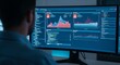 © MstAfrin - Person analyzing data on a computer screen with multiple graphs and charts