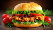 © sharafmaksumov - A fried chicken cutlet sandwich