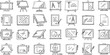 © pixsource - Drafting Tools: Set of Hand-Drawn Icons, Sketch, Architect, Engineering Design