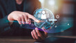 © chaylek - Human resources technology concept showing global workforce connection, digital talent management, HR analytics, people data integration supporting modern recruitment and strategic decision making.