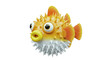 © Jjj - 3D Cartoon Pufferfish