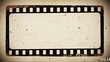 © wati - Aged and distressed celluloid film strip with a vintage aesthetic and a blank space for overlaying