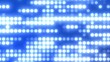 © Bolbik - Abstract glowing blue LED grid with bright circular lights