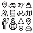 © Suma - Modern Duotone Travel & Navigation Flat Icon Set