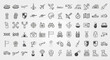© rem - Black Outline Military & Army Icons for Warfare and Defense Concepts