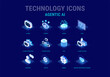 © forestgraphic - Technology icons set for Agentic AI workflow diagram - AI agent integration, AI factory, system, data, perceive, reason, plan, execute  - high quality isometric vector