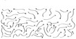 © Snap Smith - Collection of curved thin lines vector hand drawn arrows  on white background. Black arrows set are used to educational materials, presentations and different type of project work.
