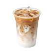 © Nishat - A close-up shot of a cold coffee drink with ice isolated on transparent background