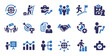© NoorNiqabiQueen - Business and finance flat icon set for web and mobile applications
