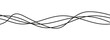 © RI Rafiq - Abstract continuous squiggle lines design.Wavy cable flowing squiggles. Decorative borders, flowing curves, vector illustration