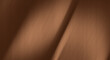 © maskam - illustration of a copper or bronze plate with fine horizontal lines reflecting light on luxury gradient brown background