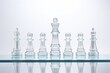 © Rawpixel.com - 3d transparent glass style of chess white game intelligence.